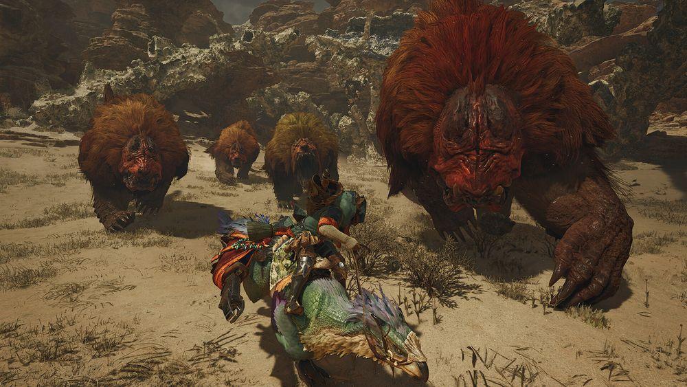 Monster Hunter Wilds Game Battle Scenas