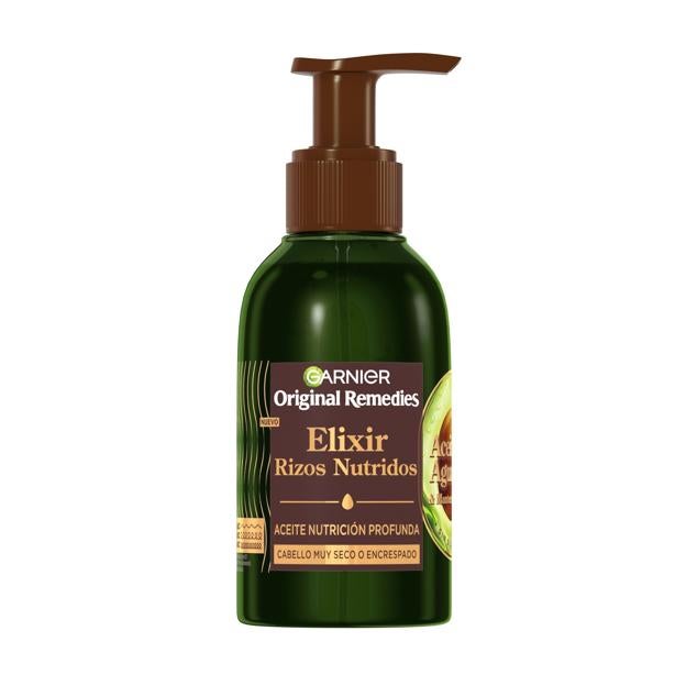 El aceite de elixir de Garnier. Cuesta 3.63 euros.