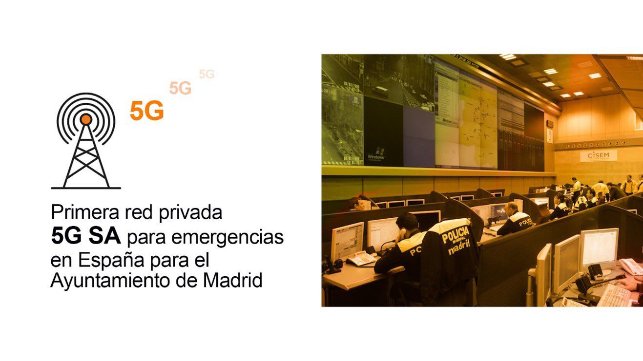 El Ayuntamiento de Madrid y Orange impulsan la primera red privada 5G para emergencias de España