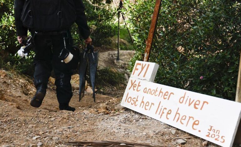 La muerte de una buceadora en una cueva de Murcia se investigará como violencia machista