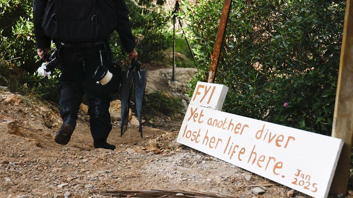 La muerte de una buceadora en una cueva de Murcia se investigará como violencia machista