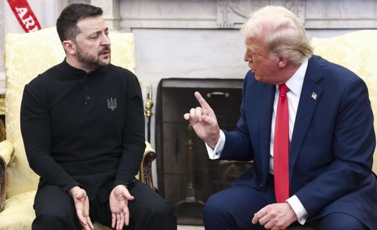 Reacciones al agrio encuentro de Zelenski y Trump en la Casa Blanca