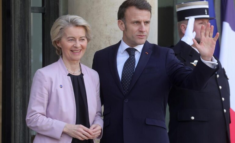 Macron habla con Trump 20 minutos antes del inicio de la cumbre de París