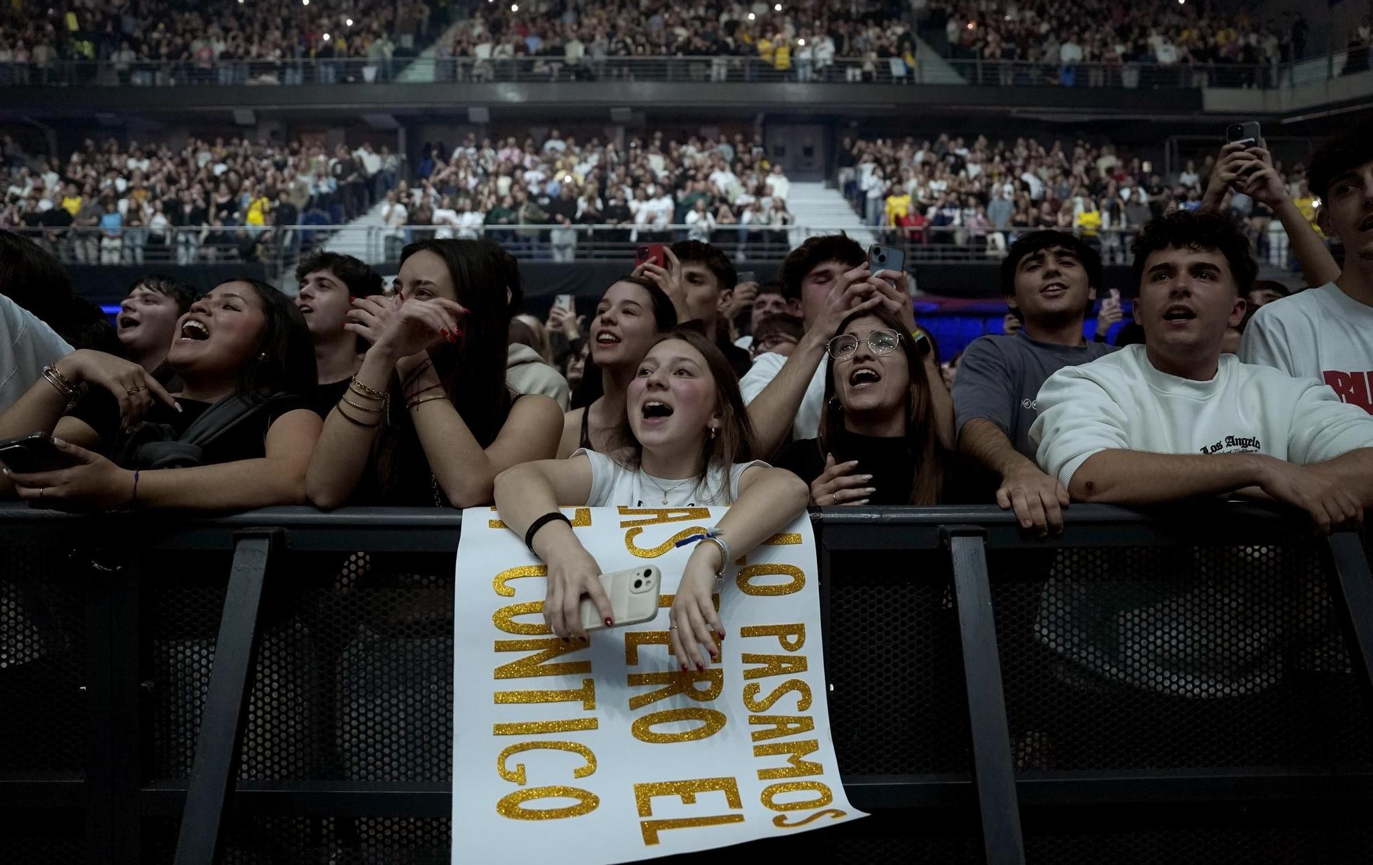 Quevedo en concierto.