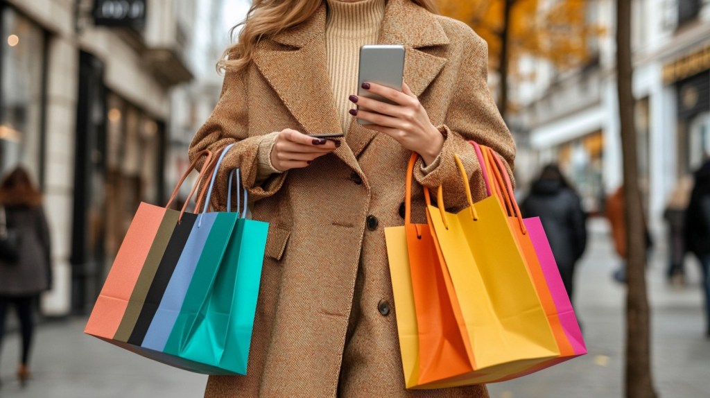 Mujer con bolsas de compras - Imagen: Grupo Zinet Media