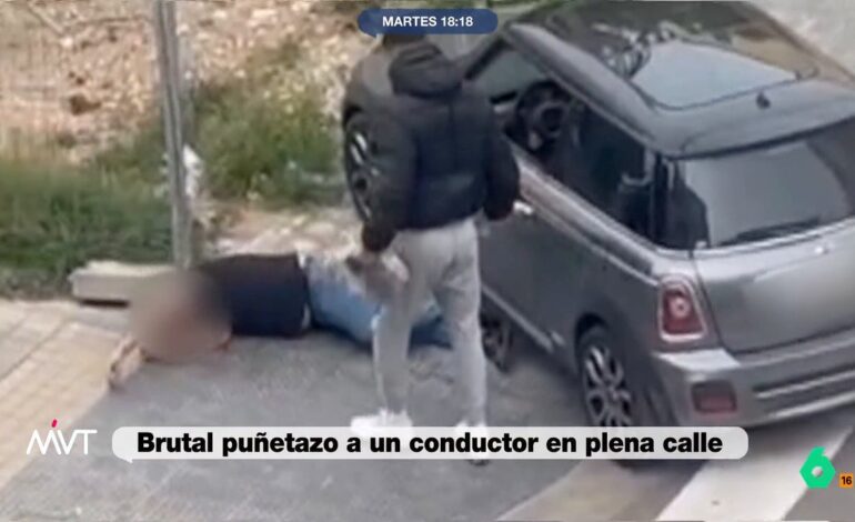 un conductor ebrio acaba inconsciente de un puñetazo en Valencia