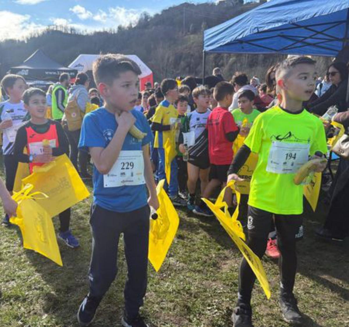 Laviana encumbra a las promesas del cross asturiano