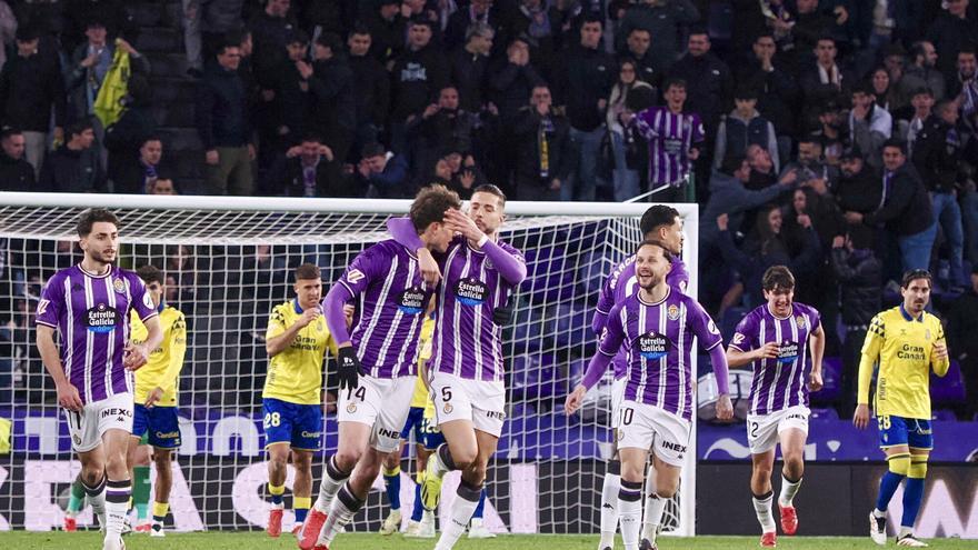 Resumen, goles y highlights del Valladolid 1-1 Las Palmas de la jornada 26 de LaLiga EA Sports