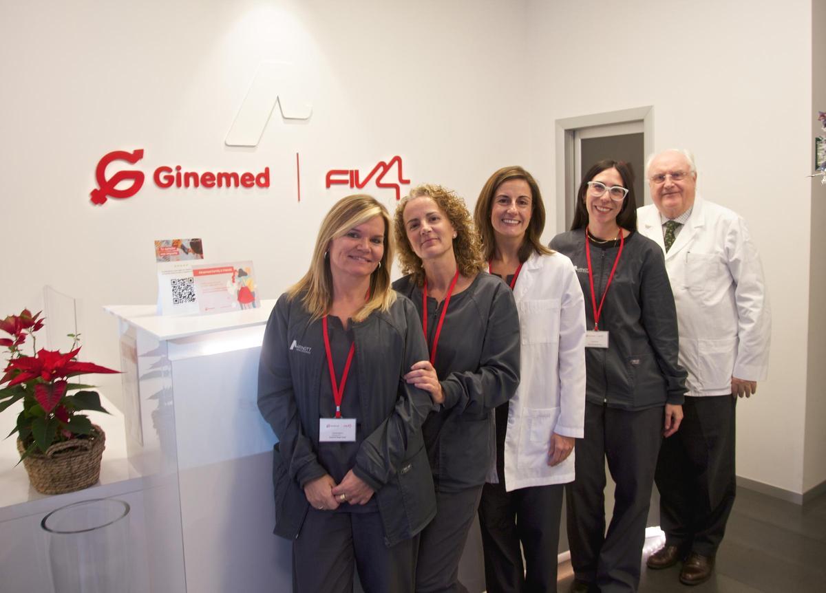 El equipo médico de Ginemed - FIV4 Asturias.