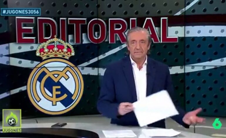 El viral editorial de Pedrerol en ‘Jugones’ que no pudo terminar: «¡Fiesta!»