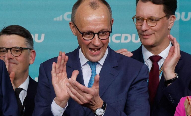 Friedrich Merz, líder de la CDU, gana y reacciones