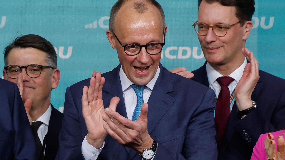 Friedrich Merz, líder de la CDU, gana y reacciones