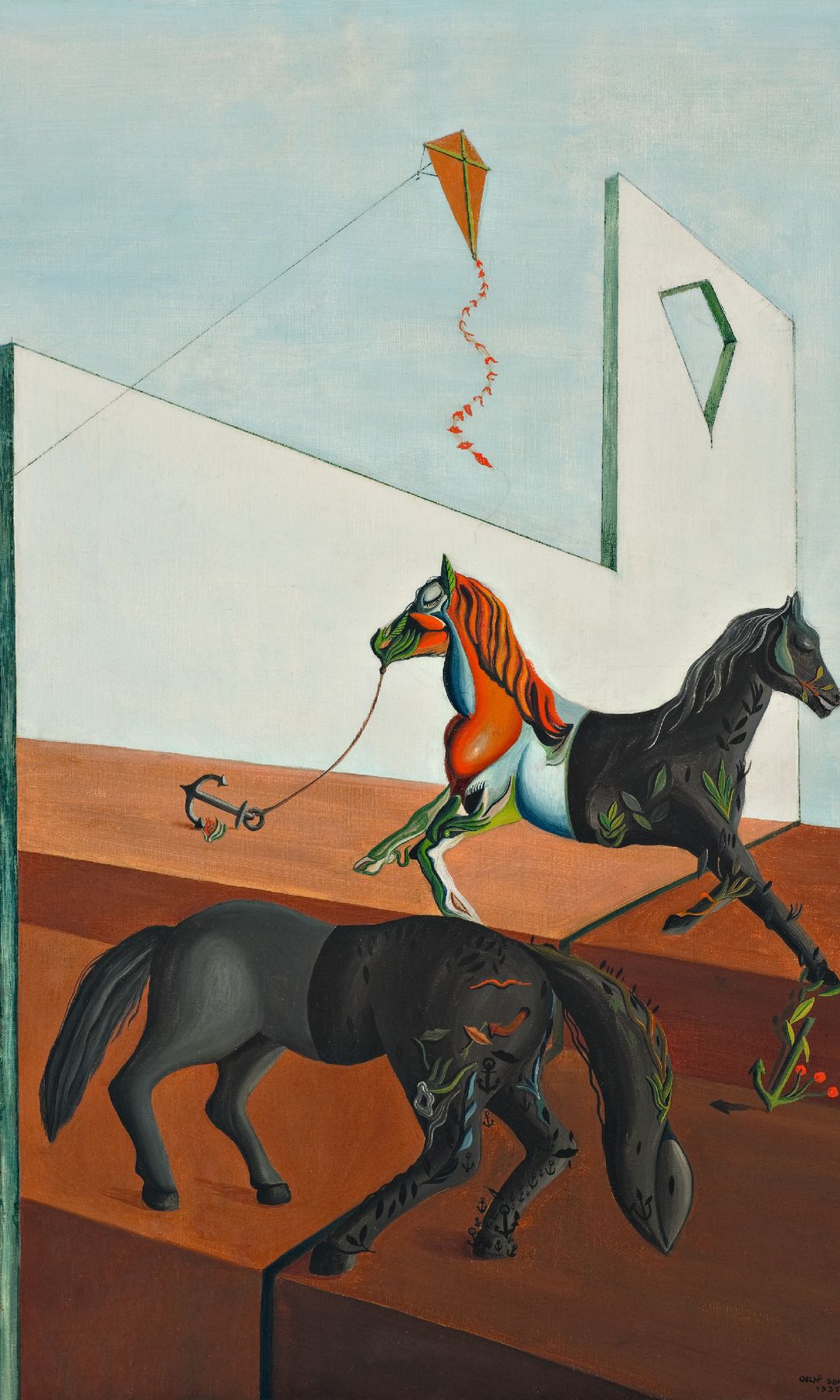 'El domingo / Marino Zeal', ÓScar Domínguez 1935