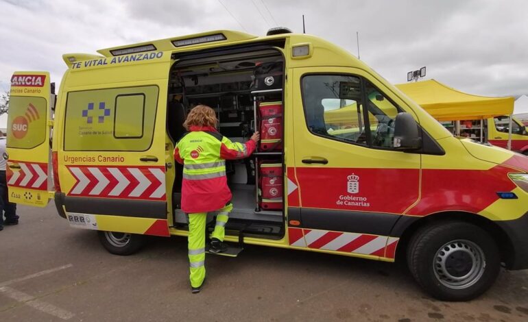 Herida tras ser atropellada por una motocicleta en una calle de Santa Cruz de Tenerife