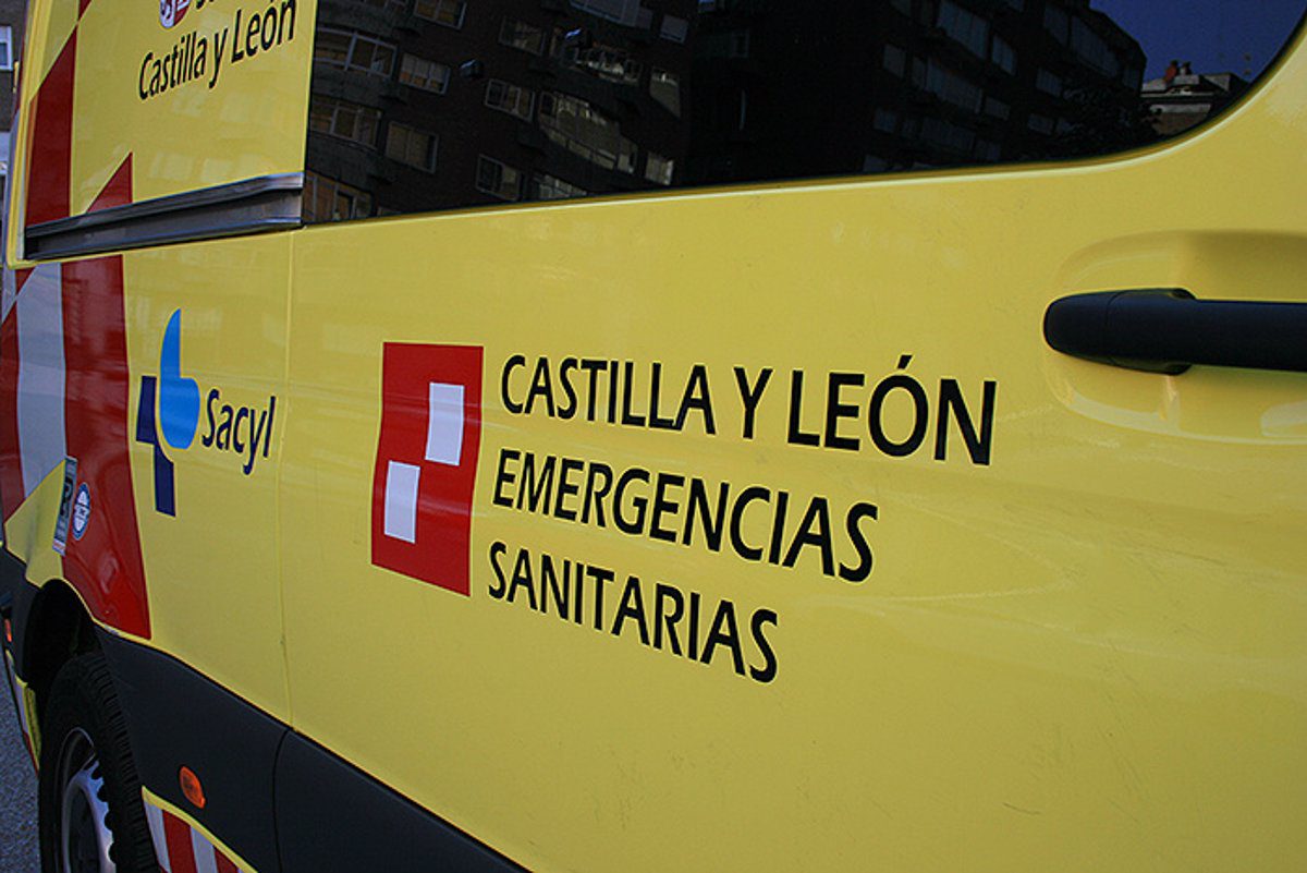 Herido tras dar vueltas de campana con su furgoneta en León