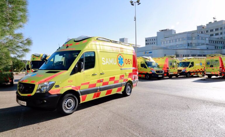 Una niña de 3 años, herida en un accidente de tráfico en Palma, permanece en la UCI pediátrica del hospital