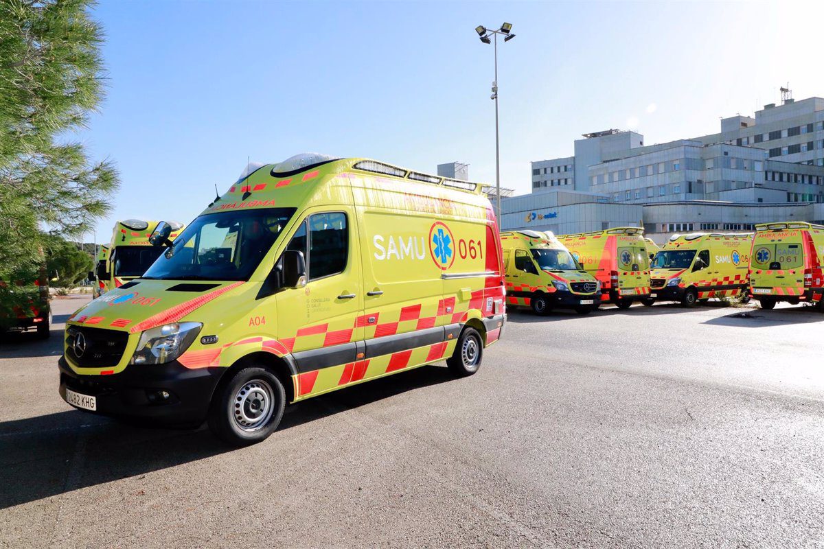 Una niña de 3 años, herida en un accidente de tráfico en Palma, permanece en la UCI pediátrica del hospital