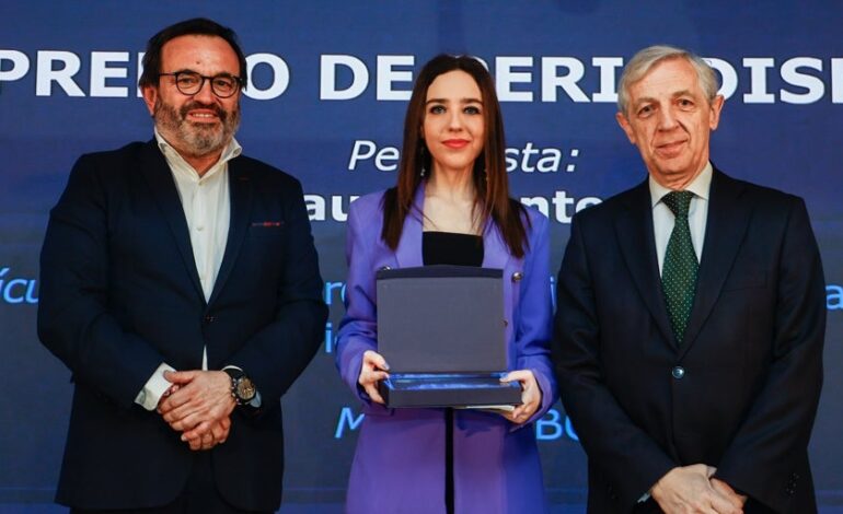 La periodista de ABC Laura Montero Carretero, ganadora del premio de periodismo de AECOC