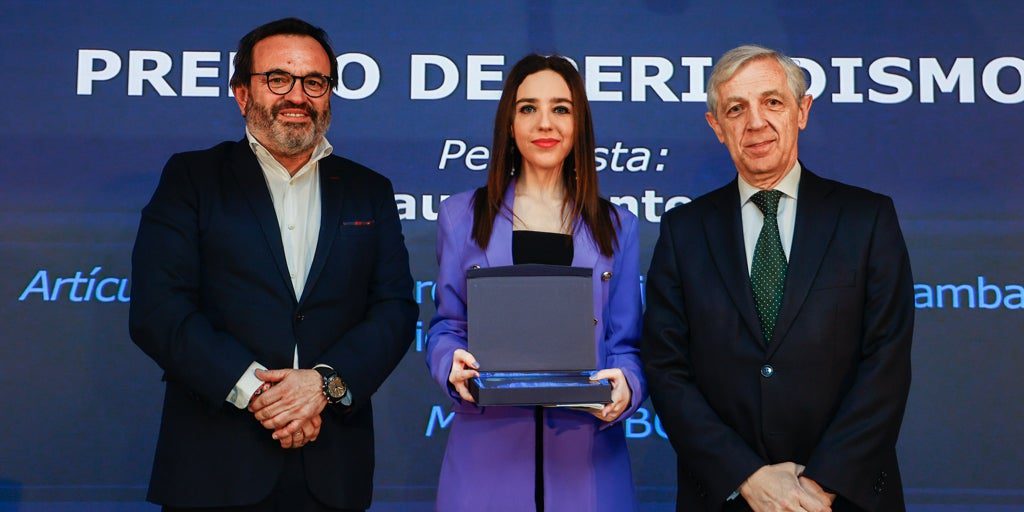 La periodista de ABC Laura Montero Carretero, ganadora del premio de periodismo de AECOC