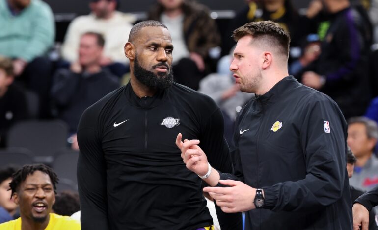 La arenga de LeBron James a Luka Doncic antes de su debut con Los Angeles Lakers