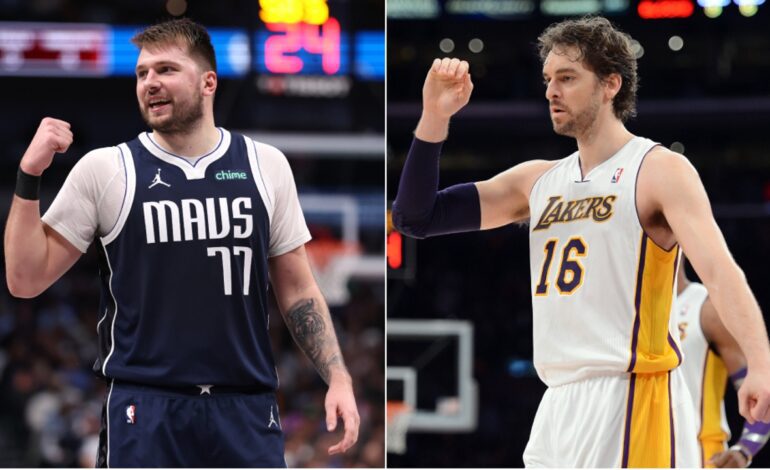 Las increíbles coincidencias entre la llegada de Luka Doncic y la de Pau Gasol a Los Ángeles Lakers