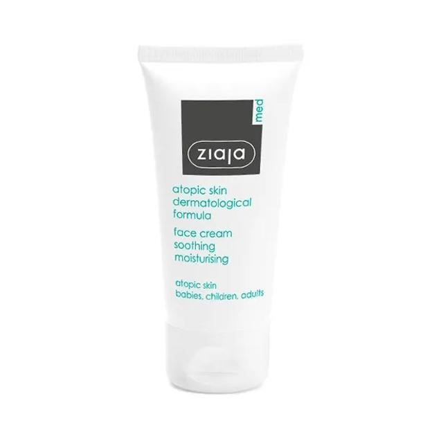 Ziaja crema facial hidrurando la piel atópica.