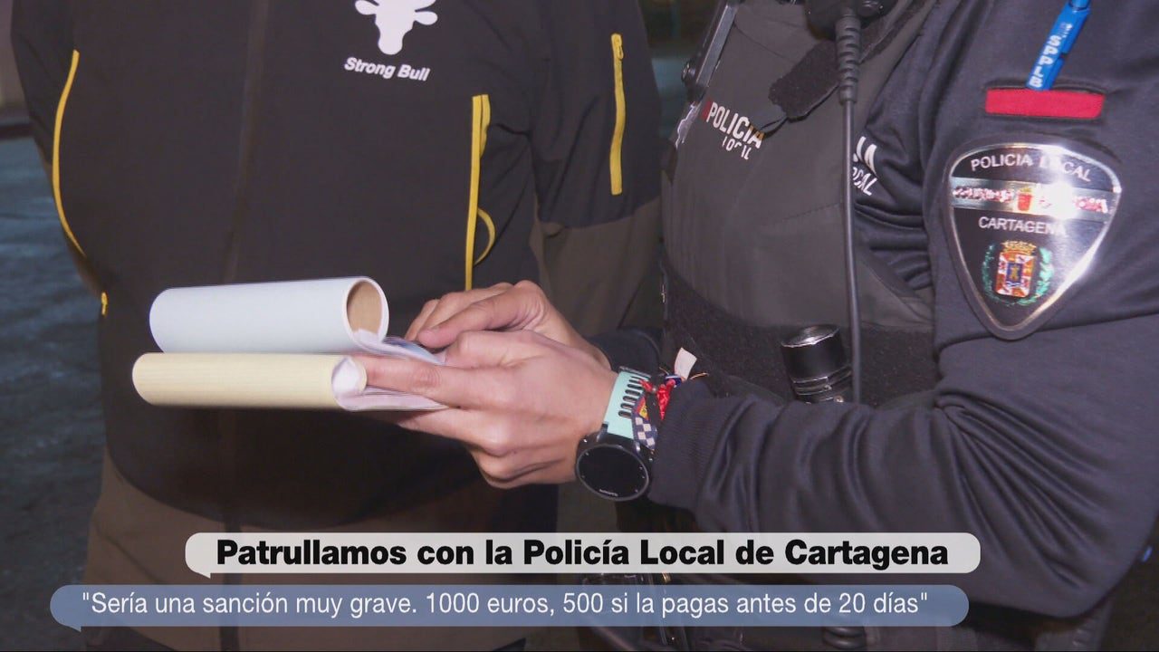 'MVT en Acción' acompaña a la Policía Local de Cartagena en una patrulla nocturna: alcohol, drogas, detenciones y redadas