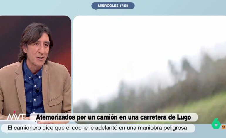 Benjamín Prado carga contra el camionero que embistió el coche de una familia: «Esto es matar moscas a camionazos»