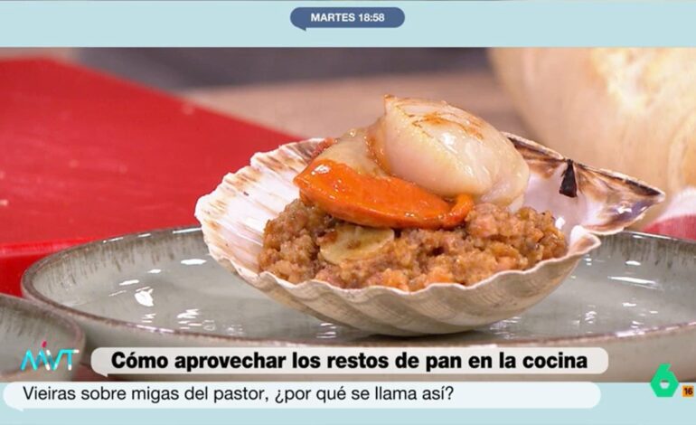 la original receta de Pablo Ojeda para transformar el pan duro en un plato gourmet