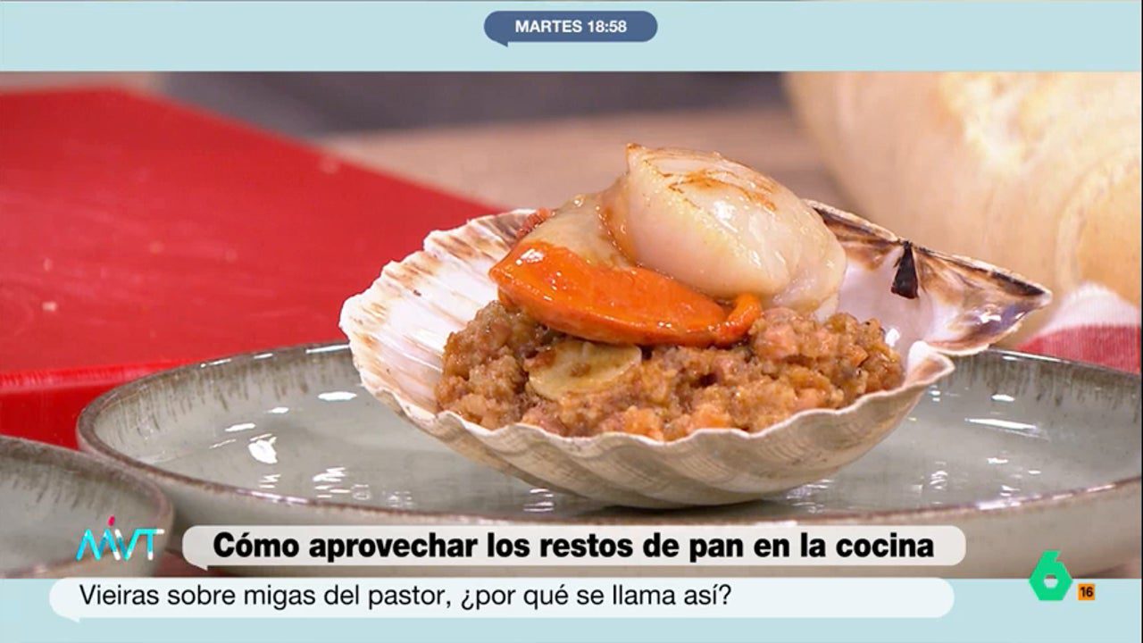 la original receta de Pablo Ojeda para transformar el pan duro en un plato gourmet