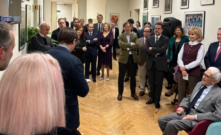 Homenaje a Pedro Schwartz en el Colegio de Economistas de Madrid por su 90 cumpleaños