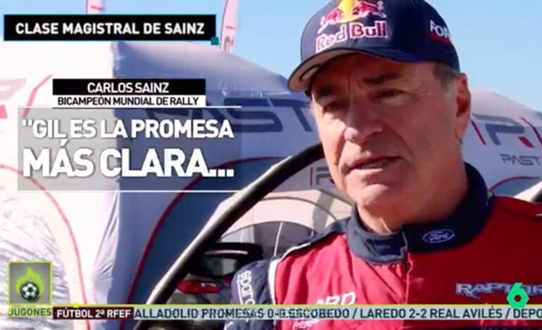 La promesa del automovilismo español que alucina con Carlos Sainz: «Me he quedado impresionado…»