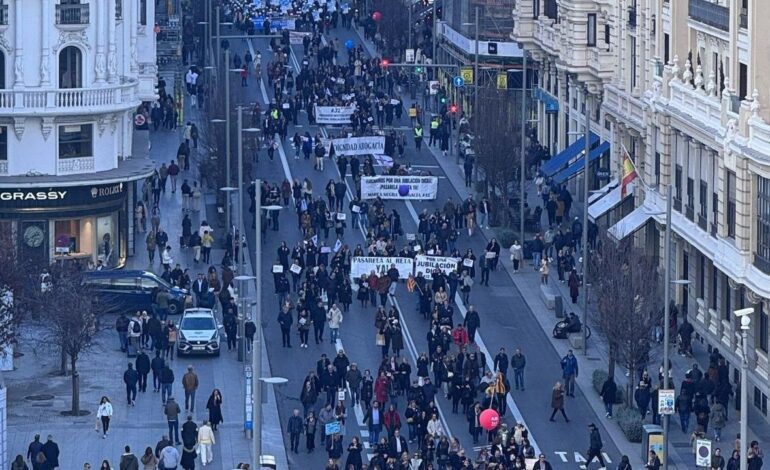 Abogados y procuradores se manifiestan en Madrid para exigir la pasarela al RETA sin apoyo de mutualistas de otras profesiones