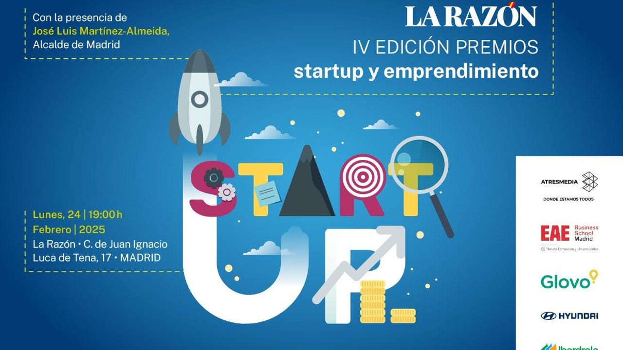 Siga en directo la IV Edición de Premios Startup y Emprendimiento de LA RAZÓN