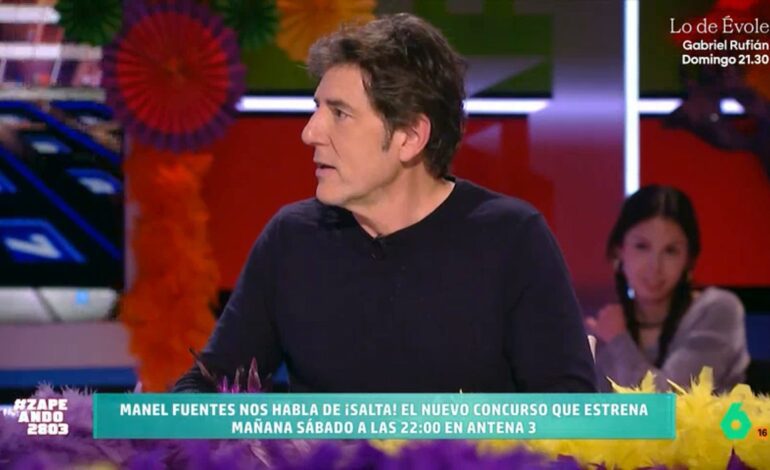 Manel Fuentes presenta en Zapeando ‘¡Salta!’, el nuevo concurso de Antena 3: «Hay emoción a raudales»