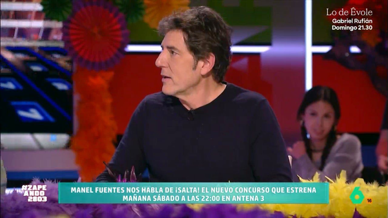 Manel Fuentes presenta en Zapeando ‘¡Salta!’, el nuevo concurso de Antena 3: «Hay emoción a raudales»