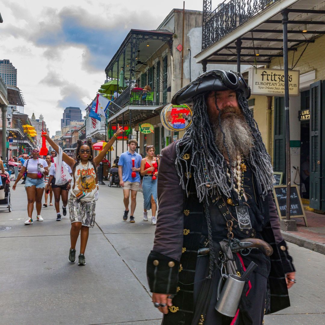 El distrito francés también llamó a Old Carre, en Nueva Orleans, Louisiana, en Nueva Orleans