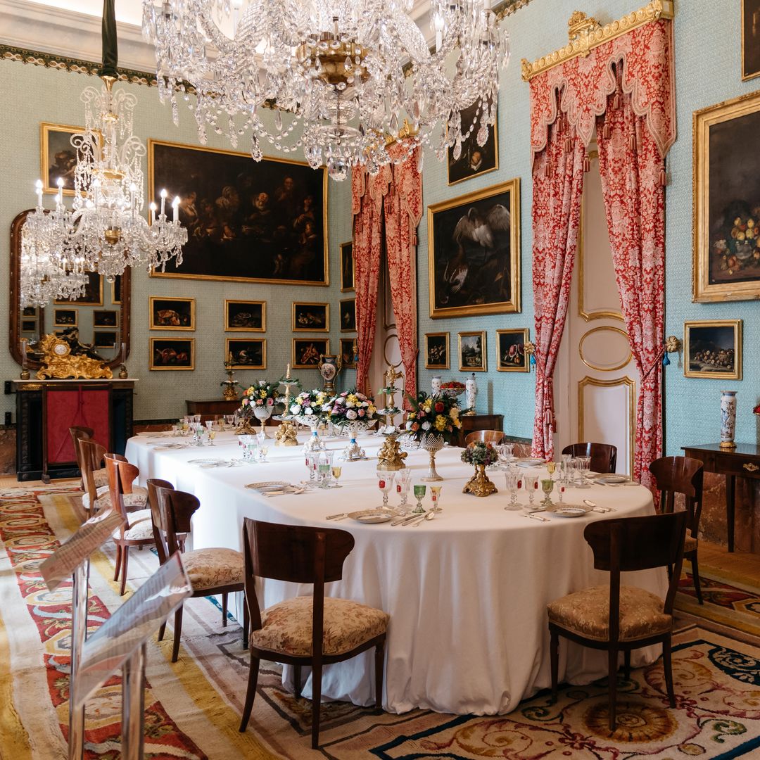 Comedor en el Palacio Real de Riofrío, Segovia