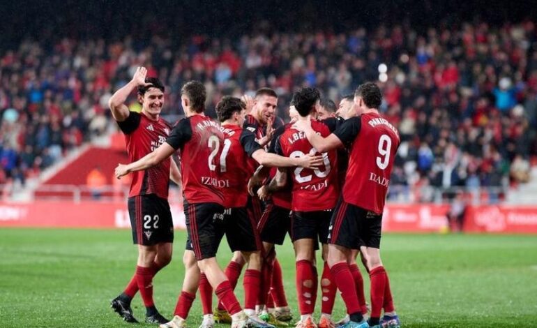 El 1-0 del Mirandés en el Mirandés 2-0 Tenerife de la jornada 29 de LaLiga Hypermotion