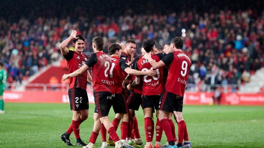 El 1-0 del Mirandés en el Mirandés 2-0 Tenerife de la jornada 29 de LaLiga Hypermotion