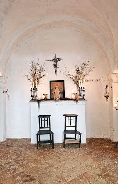 La antigua capilla de Cortijo se convirtió en el Hotel Trasierra.