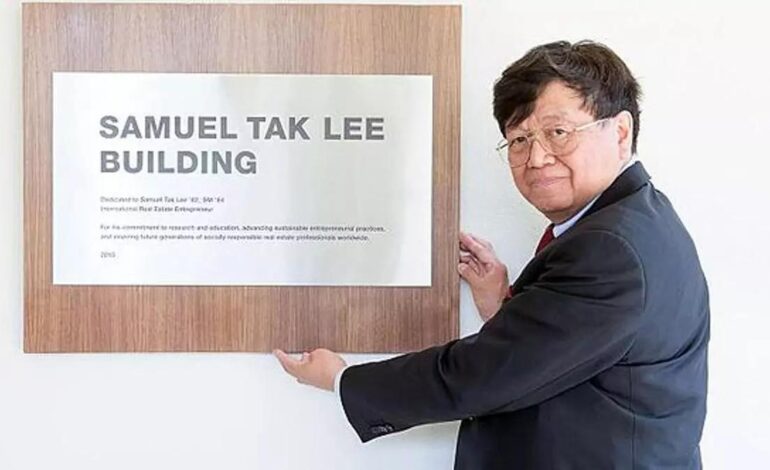 MULTIMILLONARIO TAK LEE DONACIÓN | Este es Samuel Tak Lee, el multimillonario que donó 118 millones de dólares para innovación inmobiliaria