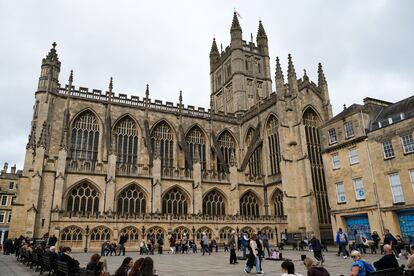 Vista de la Abadía de Bath, una ciudad que es el Patrimonio Mundial de la UNESCO.