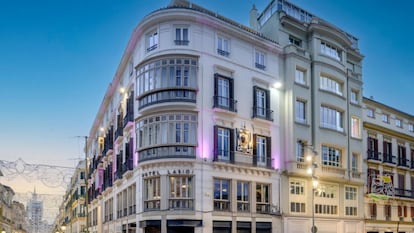 Falade del Hotel Central Larios, en Málaga.