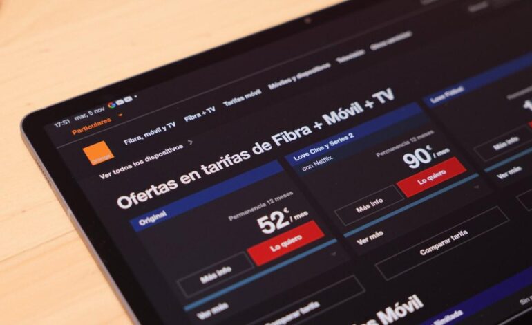 Orange revela cuáles son sus mejores promociones de fibra, móvil y TV de marzo