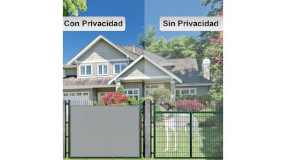 La mejor protección de la privacidad del balcón es la pantalla que se puede comprar en Amazon