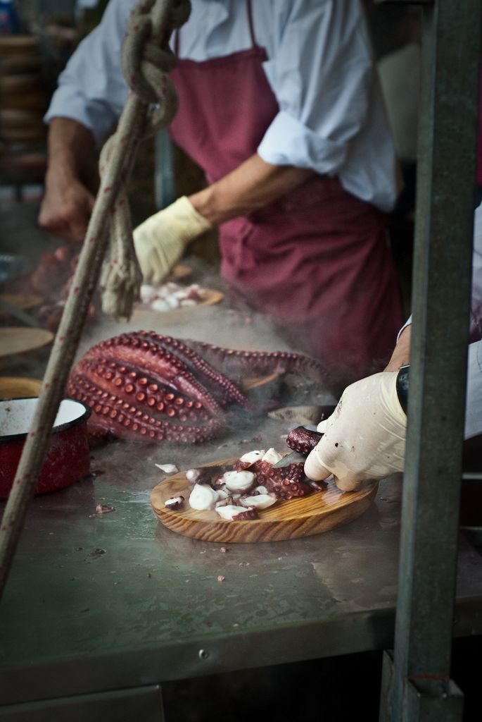 pulpo cocina