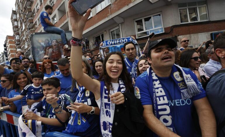 La fiesta previa del Oviedo-Dépor, sin recibimiento al autocar