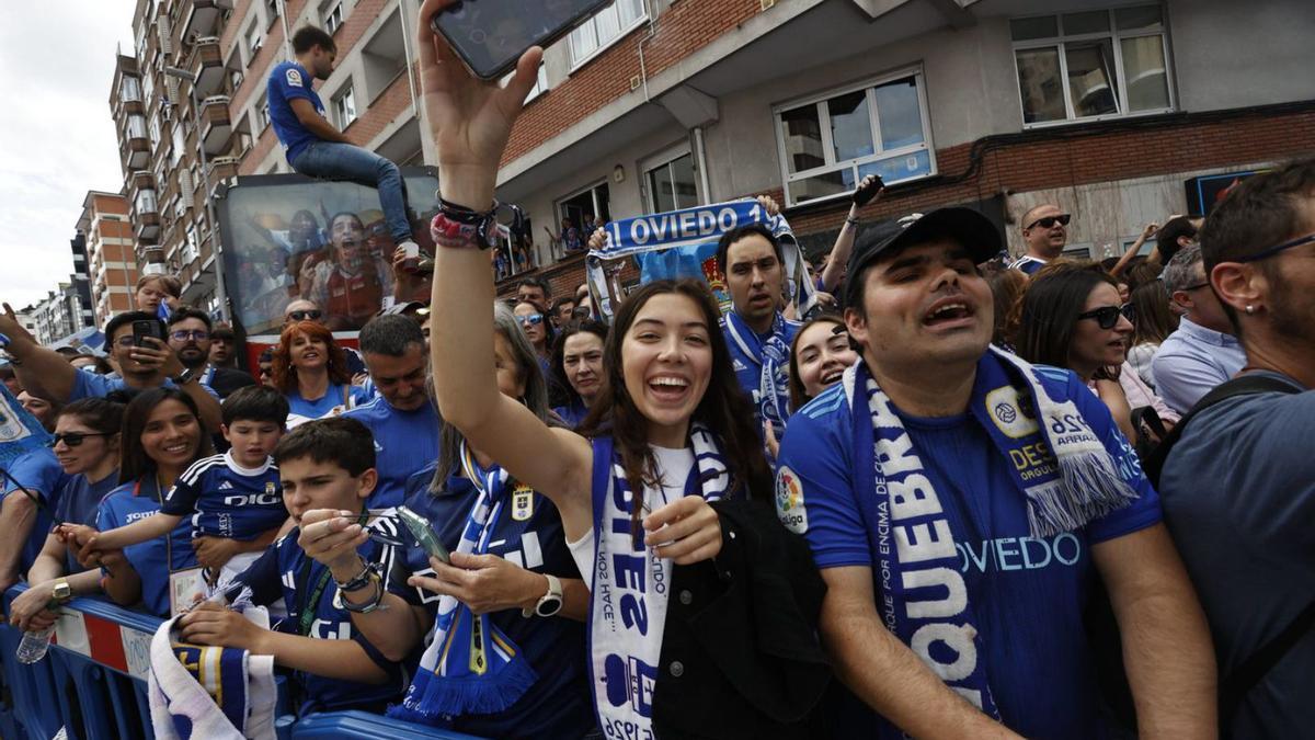 La fiesta previa del Oviedo-Dépor, sin recibimiento al autocar