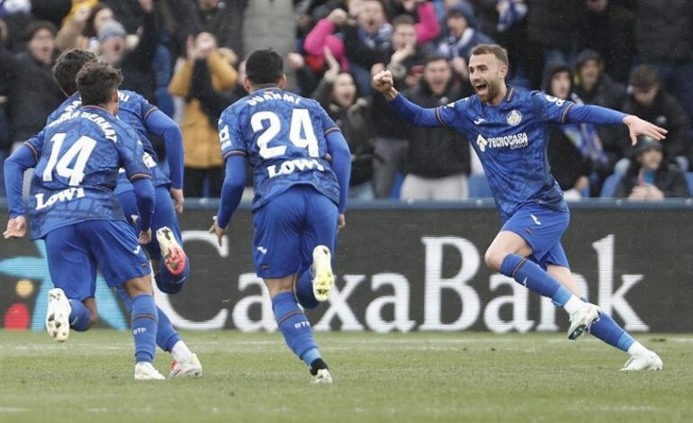 El 1-1 del Getafe en el Getafe 2-1 Atlético de la jornada 27 de LaLiga EA Sports